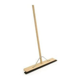 36" Heavy Duty Rubber Floor Squeegee Blade with Metal Stay and Wooden Handle